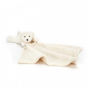 Jellycat Shooshu Perry Polar Bear Soother 34 CM X 34 CM | HG9672143