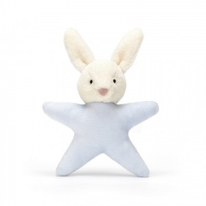 Jellycat Star Bunny Blue Rattle 16 CM X 6 CM | KA8059614