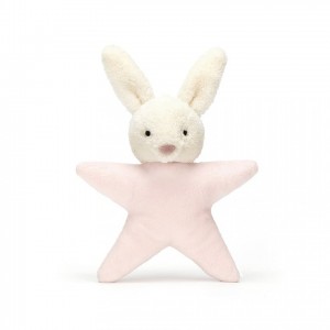 Jellycat Star Bunny Pink Rattle 16 CM X 6 CM | XH6405392
