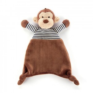 Jellycat Stripey Monkey Soother 23 CM X 19 CM | XI2905367
