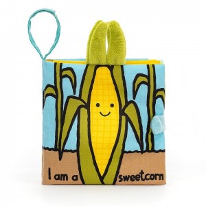 Jellycat Sweetcorn Book 15 CM X 14 CM | UB3468709