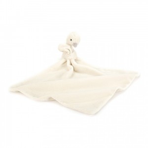 Jellycat Syllabub Swan Grey Soother 34 CM X 8 CM | EZ2638507