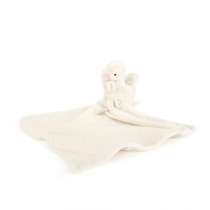 Jellycat Syllabub Swan Pink Soother 34 CM X 8 CM | IK2845093