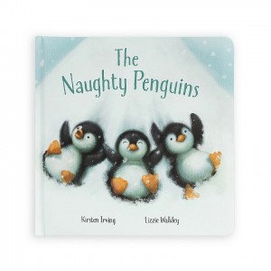 Jellycat The Naughty Penguins Book 21 CM X 21 CM | TD2853079