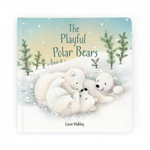 Jellycat The Playful Polar Bears Book 21 CM X 21 CM | LY0876342