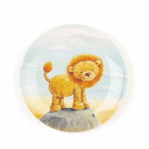 Jellycat The Very Brave Lion Melamine Plate 21 CM X 21 CM | YQ4793821