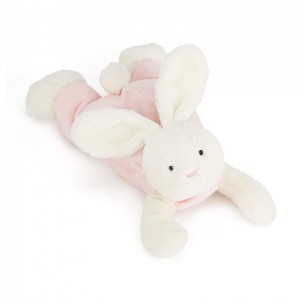 Jellycat Velvet Bunny Pink Sleepy 33 CM X 15 CM | KW3948102
