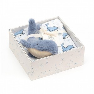 Jellycat Wilbur Whale Gift Set 18 CM X 18 CM | RE2835617