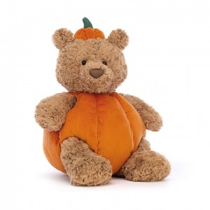 LARGE Jellycat Bartholomew Bear Pumpkin 36 CM X 21 CM | BG0749352