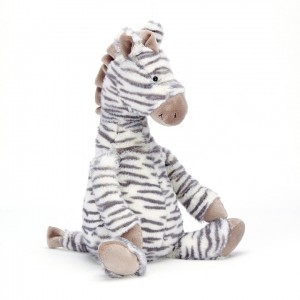 LARGE Jellycat Fluffles Zebra 40 CM X 15 CM | YL9154302