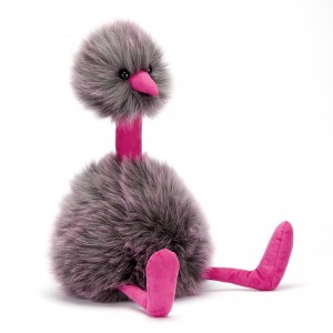 LARGE Jellycat Grey Pompom 53 CM X 20 CM | MC4093516
