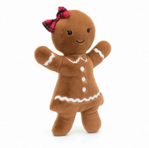 LARGE Jellycat Jolly Gingerbread Ruby 33 CM X 18 CM | YH4286310