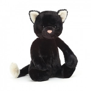 MEDIUM Jellycat Bashful Black Kitten 31 CM X 12 CM | RF5873046