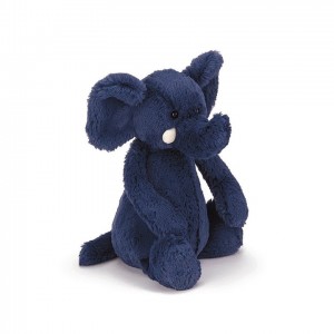 MEDIUM Jellycat Bashful Blue Elephant 31 CM | GU4138625