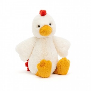 MEDIUM Jellycat Bashful Chicken 31 CM X 12 CM | SU7634108