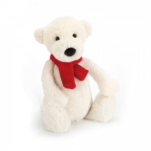 MEDIUM Jellycat Bashful Polar Bear 31 CM X 13 CM | VB6359870