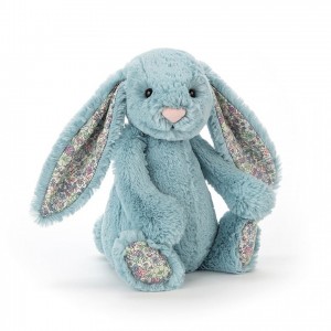 MEDIUM Jellycat Blossom Aqua Bunny 31 CM X 12 CM | UD2019746