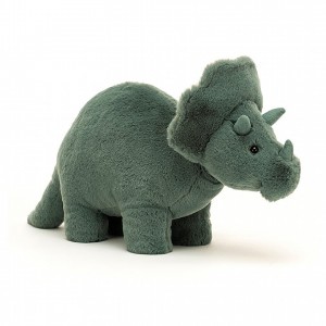 MEDIUM Jellycat Fossilly Triceratops 17 CM X 11 CM | CH8156473