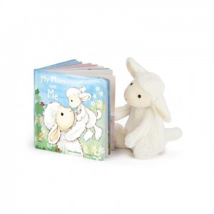 MEDIUM Jellycat My Mum and Me Book and Bashful Lamb | EJ6139245