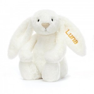 MEDIUM Jellycat Personalised Bashful Luxe Bunny Luna 31 CM X 12 CM | RN2146859