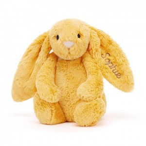 MEDIUM Jellycat Personalised Bashful Sunshine Bunny 31 CM X 12 CM | TN2491630