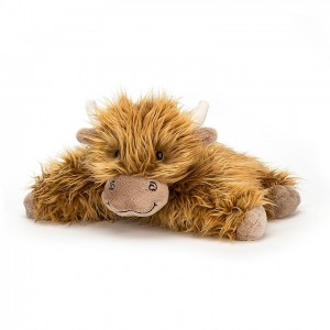 MEDIUM Jellycat Truffles Highland Cow 23 CM X 35 CM | XD3245916
