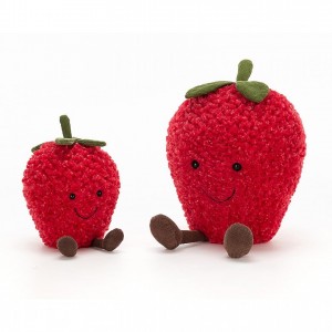 SMALL Jellycat Amuseable Strawberry 20 CM X 11 CM | NQ3857629
