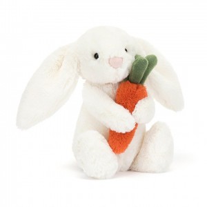 SMALL Jellycat Bashful Bunny with Carrot 18 CM X 9 CM | LO1364208