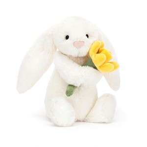 SMALL Jellycat Bashful Bunny with Daffodil 18 CM X 9 CM | EP0961582
