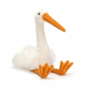 SMALL Jellycat Bobby Stork Baby 33 CM X 10 CM | DP6074918