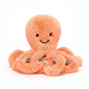 SMALL Jellycat Peachie Octopus 14 CM X 7 CM | BC5128609
