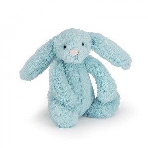 TINY Jellycat Bashful Aqua Bunny 13 CM X 6 CM | OH8631925
